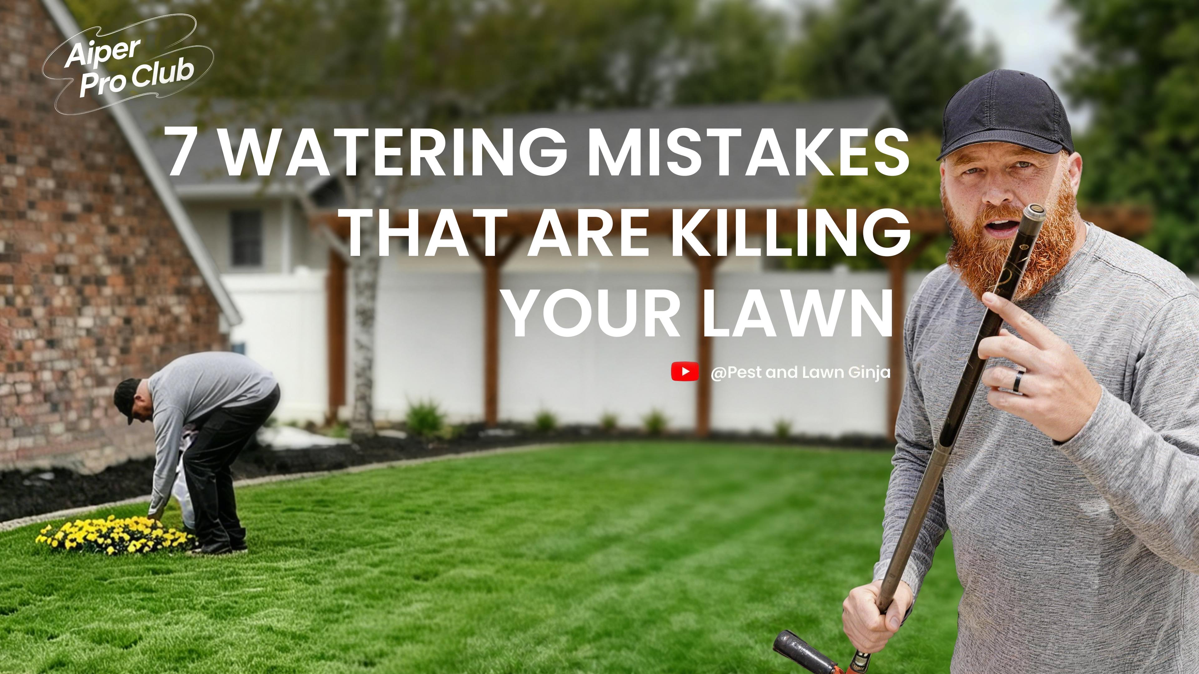 7 Watering Mistakes That Are Killing Your Lawn